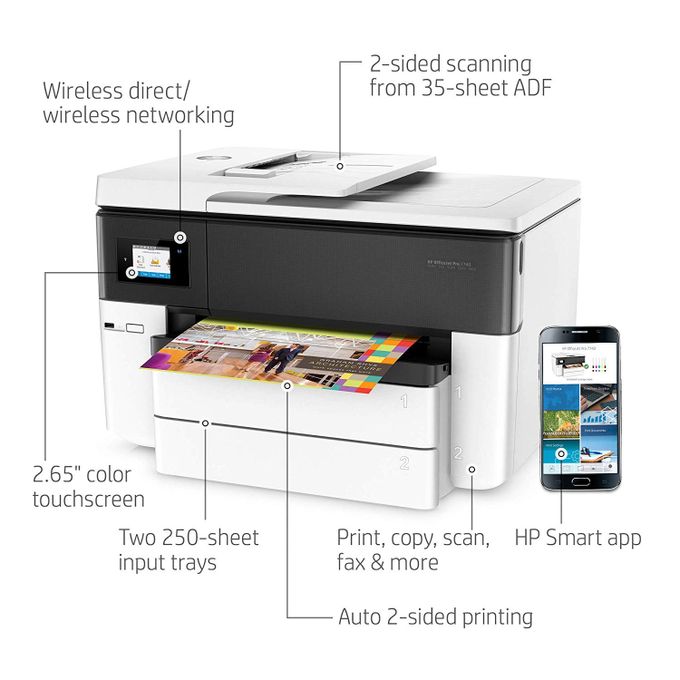HP OfficeJet Pro 7740 Wide Format All-in-One Printer