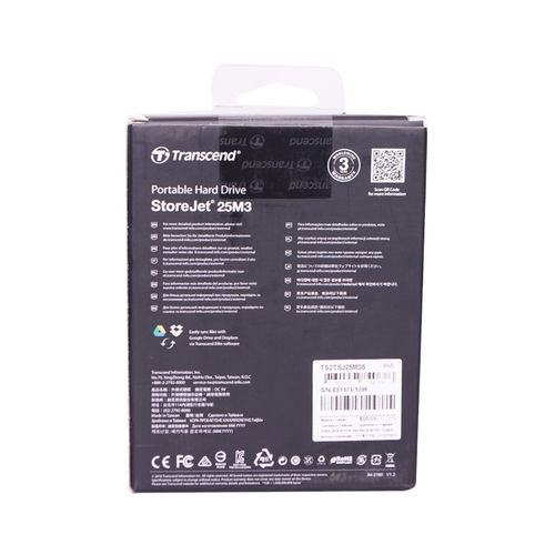 Transcend 2 TB External Memory Hard Disk StoreJet 25M3